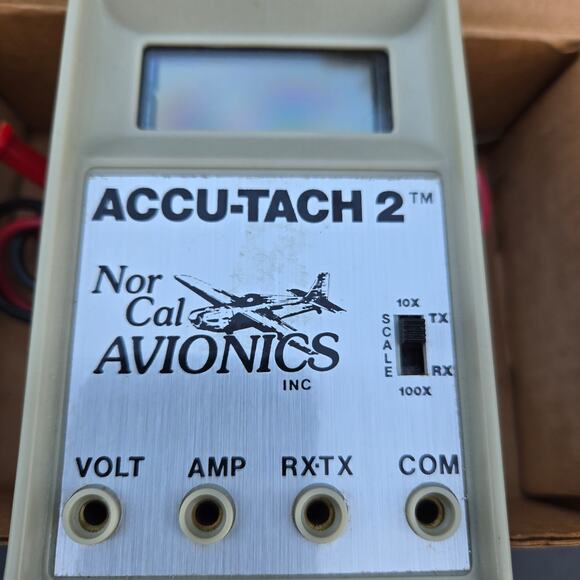 Vintage Nor Cal Avionics Accu-Tach 2 For RC Airplanes w/Box WORKS - Picture 8 of 11